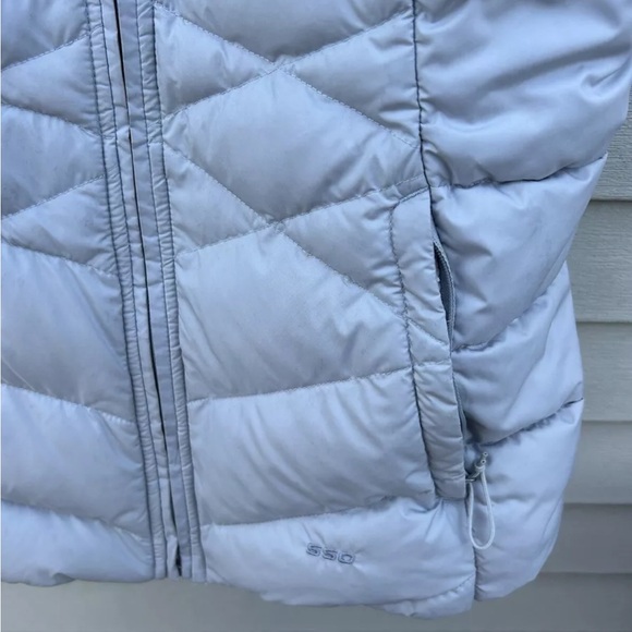 The North Face Aconcagua Down Vest 550 fill Womens Size Small Norway Gray - Picture 3 of 10